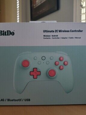 8BitDo Ultimate 2C Wireless Controller Window Android Mint Color Never Used